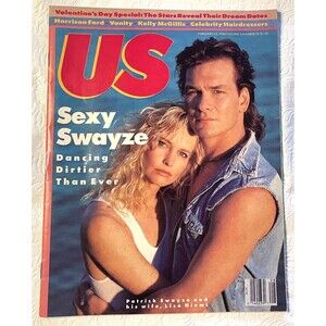 Vintage 1988 US Magazine Patrick Swayze Dirty Dancing Sexy Swayze February 22